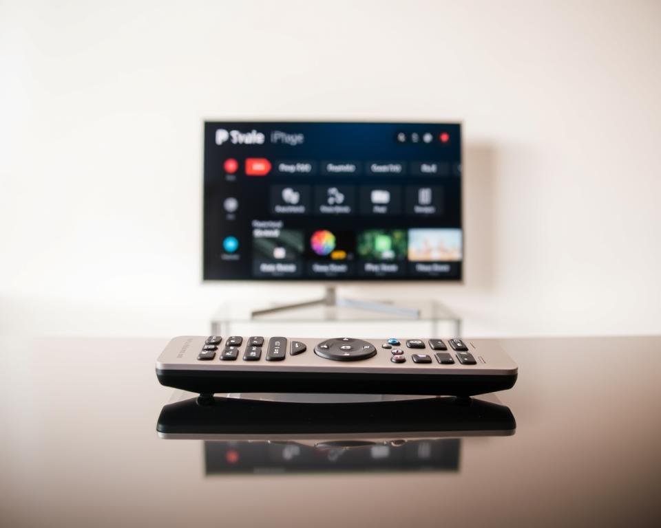A modern, minimalist IPTV subscription dashboard against a clean, white backdrop. In the foreground, a sleek, silver remote control rests on a glossy, black surface, subtly hinting at the high-tech nature of the service. The middle ground features a tablet or smartphone displaying a simple, user-friendly interface with various IPTV package options, emphasizing affordability and accessibility. The background gently blurs out, keeping the focus on the core offering. Soft, natural lighting casts a warm, inviting glow, conveying a sense of reliability and professionalism. The overall composition suggests a streamlined, hassle-free IPTV experience tailored to the UK market. A modern, minimalist IPTV subscription dashboard against a clean, white backdrop. In the foreground, a sleek, silver remote control rests on a glossy, black surface, subtly hinting at the high-tech nature of the service. The middle ground features a tablet or smartphone displaying a simple, user-friendly interface with various IPTV package options, emphasizing affordability and accessibility. The background gently blurs out, keeping the focus on the core offering. Soft, natural lighting casts a warm, inviting glow, conveying a sense of reliability and professionalism. The overall composition suggests a streamlined, hassle-free IPTV experience tailored to the UK market.