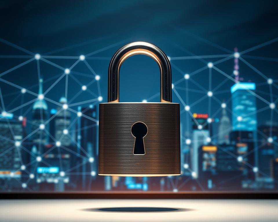 A secure IPTV service, shielded by robust encryption, stands vigilantly against malicious intrusion. In the foreground, a lock icon symbolizes the ironclad protection, its metallic surface gleaming under focused lighting. Surrounding it, a network of interconnected nodes and data streams convey the complex infrastructure powering this secure system. In the background, a cityscape backdrop reflects the modern, technology-driven landscape in which this IPTV service operates, casting an air of sophistication and reliability. The overall scene emanates a sense of digital fortress, safeguarding sensitive information and ensuring the privacy of its users. A secure IPTV service, shielded by robust encryption, stands vigilantly against malicious intrusion. In the foreground, a lock icon symbolizes the ironclad protection, its metallic surface gleaming under focused lighting. Surrounding it, a network of interconnected nodes and data streams convey the complex infrastructure powering this secure system. In the background, a cityscape backdrop reflects the modern, technology-driven landscape in which this IPTV service operates, casting an air of sophistication and reliability. The overall scene emanates a sense of digital fortress, safeguarding sensitive information and ensuring the privacy of its users.