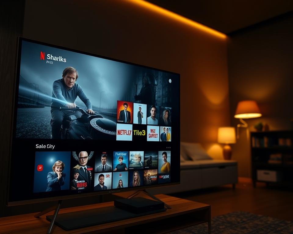 A sleek and modern IPTV service interface, showcasing a wide selection of on-demand content. In the foreground, a large television screen displays a crisp, high-definition movie or TV series, with a clean and intuitive user interface overlaying the scene. The middle ground features a collection of movie and TV show thumbnails, neatly organized and easily navigable. In the background, a dimly lit room with warm lighting creates a cozy and immersive viewing environment, hinting at the reliable and seamless entertainment experience the IPTV service provides. The overall scene conveys a sense of quality, accessibility, and the vast array of on-demand content available to UK users. A sleek and modern IPTV service interface, showcasing a wide selection of on-demand content. In the foreground, a large television screen displays a crisp, high-definition movie or TV series, with a clean and intuitive user interface overlaying the scene. The middle ground features a collection of movie and TV show thumbnails, neatly organized and easily navigable. In the background, a dimly lit room with warm lighting creates a cozy and immersive viewing environment, hinting at the reliable and seamless entertainment experience the IPTV service provides. The overall scene conveys a sense of quality, accessibility, and the vast array of on-demand content available to UK users.