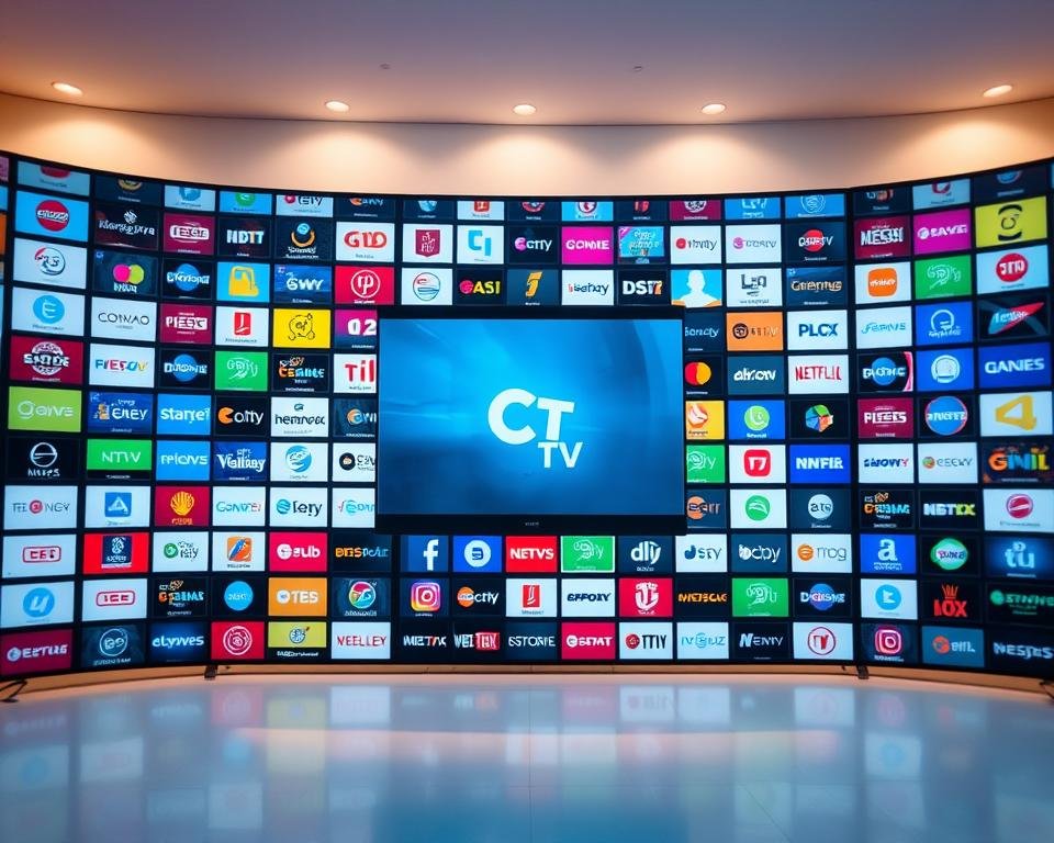 An expansive, high-definition channel selection grid, with a sleek, modern aesthetic. The foreground showcases a diverse array of channel logos and icons, each shimmering with a vibrant, ultra-realistic quality. The middle ground features a clean, streamlined interface, with intuitive navigation controls and a visually appealing layout. The background is a softly blurred, gradient-based environment, creating a sense of depth and focus on the channel selection. The lighting is balanced, with a subtle warm tone that enhances the overall visual appeal. The camera angle is slightly elevated, providing an immersive, cinematic perspective that captures the grandeur and scope of the Xtreme HD IPTV experience. An expansive, high-definition channel selection grid, with a sleek, modern aesthetic. The foreground showcases a diverse array of channel logos and icons, each shimmering with a vibrant, ultra-realistic quality. The middle ground features a clean, streamlined interface, with intuitive navigation controls and a visually appealing layout. The background is a softly blurred, gradient-based environment, creating a sense of depth and focus on the channel selection. The lighting is balanced, with a subtle warm tone that enhances the overall visual appeal. The camera angle is slightly elevated, providing an immersive, cinematic perspective that captures the grandeur and scope of the Xtreme HD IPTV experience.